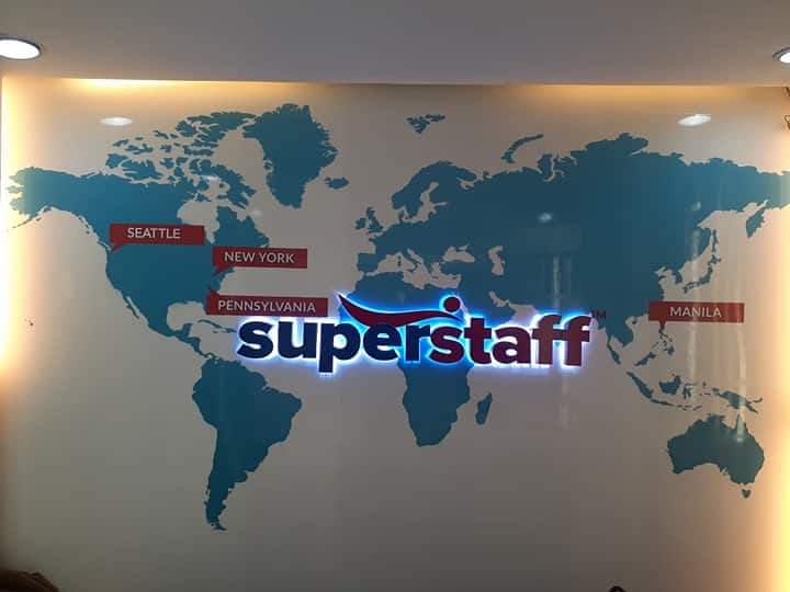 superstaff | acrylic sign | large format printing